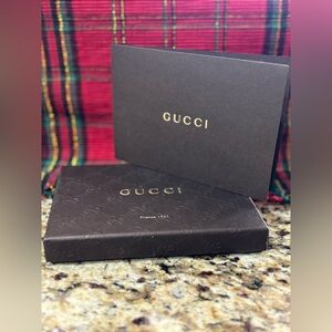 Brown Gucci Box with Card